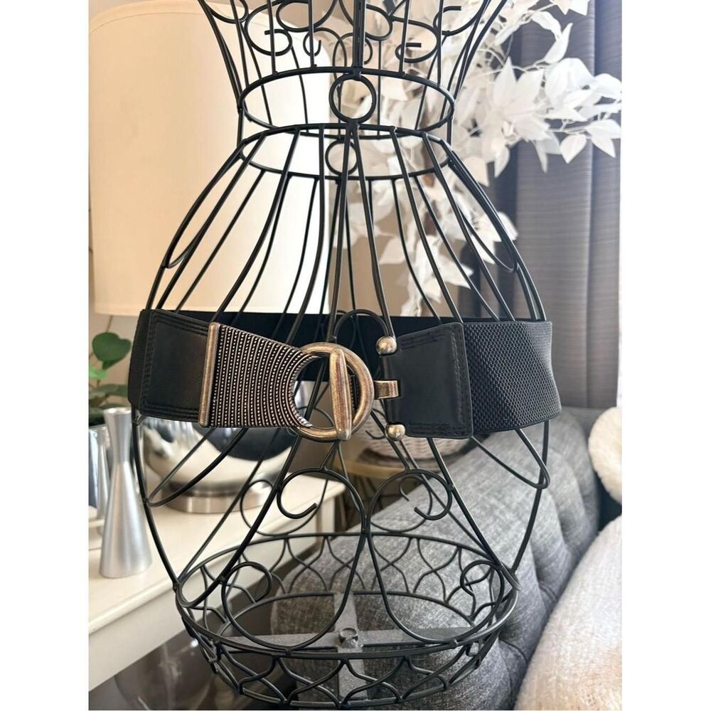 Jcpenney Women's Black and Silver Belt